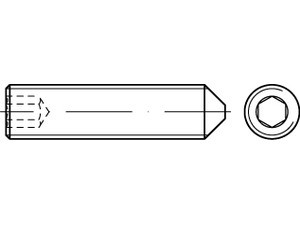 009144500000004006 - DIN 914 Gewindestift Stahl 45H