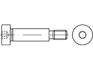 073799200000012030 - ISO 7379 Schulterpaßschrauben Edelstahl A2 Passung f9