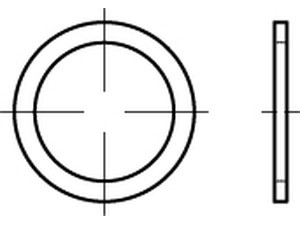 07603000000008012 - DIN 7603 Dichtring Stahl
