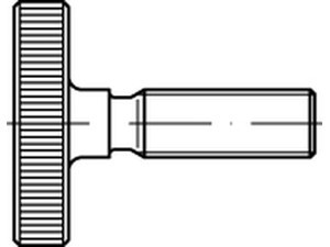 00653920000003010 - DIN 653 Flache Rändelschrauben Edelstahl A2