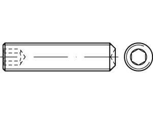 00916920000002003 - DIN 916 Gewindestift Edelstahl A2