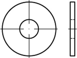 09021920000043020 - Art 99030 Kotflügelscheibe Edelstahl A2