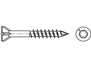 99098000720008100 - Art.99098 Holzbauschraube Fischer Power Stahl gelb verzinkt
