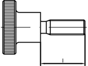 00464700000003016 - DIN 464 Rändelschrauben Messing