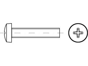 0-798594000003006 - DIN 7985 Linsenzylinderschrauben Edelstahl A4