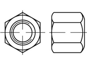 06330940000012000 - DIN 6330 Sechskantmutter Höhe 1.5d Edelstahl A4