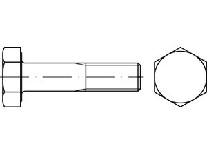 069141000000016090 - DIN 6914 HV-Sechskantschrauben Stahl 10.9