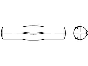 014750000000004018 - DIN 1475 Knebelkerbstifte Stahl