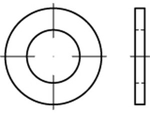 07989001000011000 - DIN 7989 Scheibe Stahl