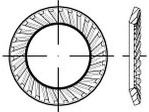 99002920000010000 - Art 99002 Schnorr-Sicherungsscheibe Edelstahl A2