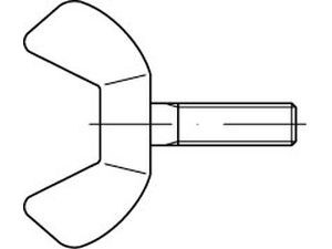 00316920000005010 - DIN 316 Flügelschraube Edelstahl A2