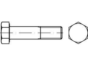 07990000030024060 - DIN 7990 Sechskantschraube Stahl 4.6 feuerverzinkt