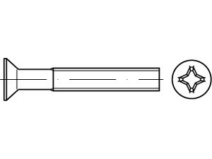 000965920000006070 - DIN 965 Senkschraube Edelstahl A2