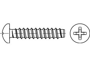 07981926000039095 - DIN 7981 Blechschraube Edelstahl A2