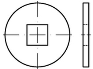 00440920900014000 - DIN 440 Scheibe Edelstahl A2