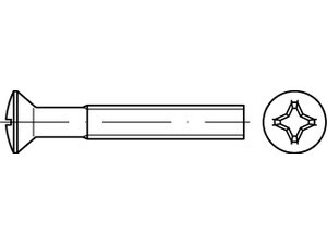 00966920000003005 - DIN 966 Linsensenkschraube Edelstahl A2