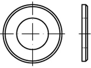 00125000000043000 - DIN 125 Scheibe Stahl