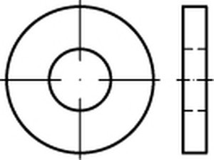 07349920000010000 - DIN 7349 Scheibe Edelstahl A2