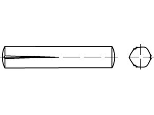 00147200000010040 - DIN 1472 Paßkerbstift Stahl