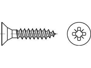 99297001010006090 - Art. 99297 Heco-Unix-plus SEKO TORX Stahl weiß verzinkt