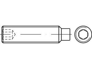 0091592000000012060 - DIN 915 Gewindestift Edelstahl A2