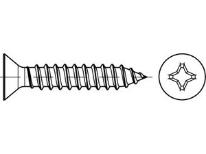 07982920000022095 - DIN 7982 Blechschraube Edelstahl A2