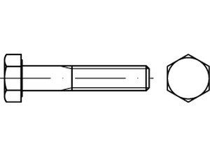 00931080000516134 - DIN 931 Sechskantschraube Grade5(8.8) 