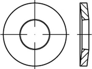 06796920000004000 - DIN 6796 Spannscheibe Edelstahl 1.4310 