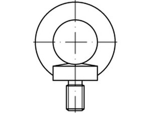 00580940000006000 - DIN 580 Ringschrauben Edelstahl A4