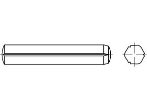01473920000003008 - DIN 1473 Zylinderkerbstifte Edelstahl 1.4305 