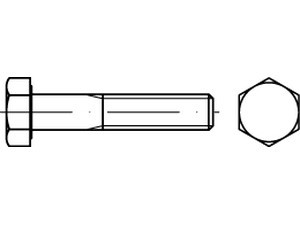 00960880000010090 - DIN 960 Sechskantschraube Stahl 8.8