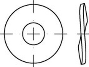 00137942000008000 - DIN 137 Federscheibe Edelstahl A4