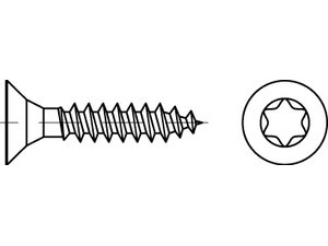 99097000620045035 - Art 99097 Spanplattenschraube SEKO Stahl gelb verzinkt