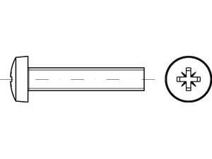 0-798594000003006 - DIN 7985 Linsenzylinderschrauben Edelstahl A4